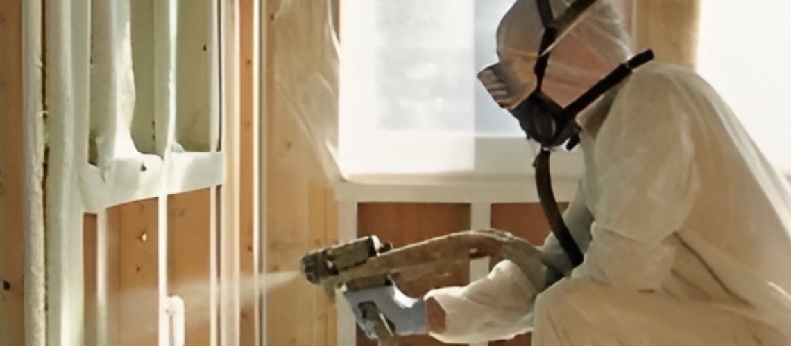 Isolation des murs au polyuréthane 