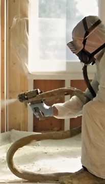 Isolation des murs au polyuréthane 